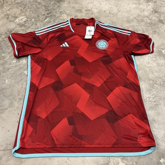 ADIDAS FCF ‘22 COLOMBIA AWAY SOCCER JERSEY Size 2XL NEW WITH TAGS